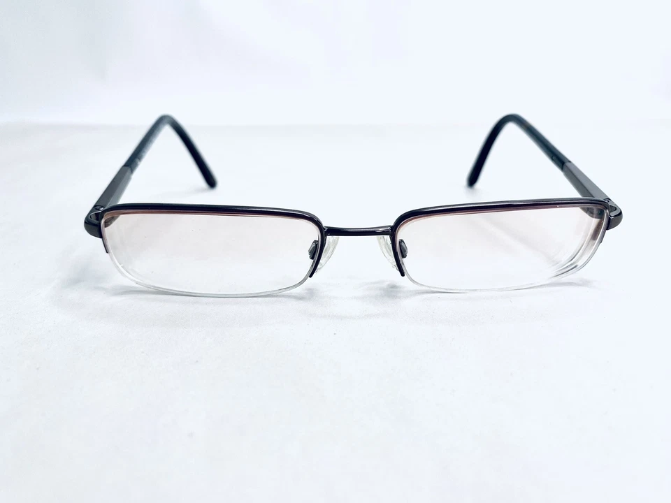 Прямоугольные титановые очки Polo Ralph Lauren с половинным ободком 1035 9011 51 17 140 - Изображение 1 из 4