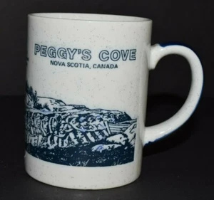 Vintage Peggy's Cove Nova Scotia, Canada Coffee Mug Cup Fisherman's Monument - Picture 1 of 9
