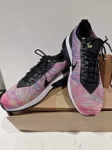 Nike Air Max Flyknit Racer Next Nature in Ghost Green/Black/Pink in UK 7 - Picture 1 of 11
