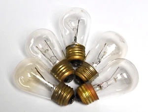 5 VINTAGE INDUSTRIAL EDISON STYLE LIGHTBULBS STEAMPUNK ALL TESTED WORKING - Picture 1 of 3