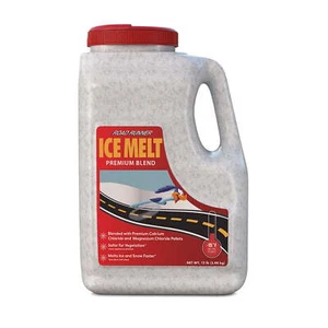 ICE MELT Salt 12 Lb Jug Sidewalks Driveways - Picture 1 of 12