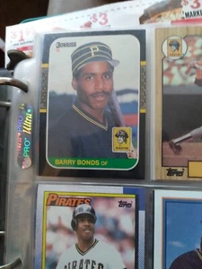 1987 DONRUSS #361 BARRY BONDS ROOKIE CARD RC  MINT SHAPE ! - Bild 1 von 2
