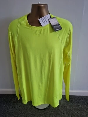 Mens Craft ADV Essence Long Sleeve Tee Size Xl Running Fitness Yellow New - Image 1 of 4