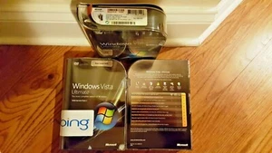 Microsoft Windows Vista Ultimate z/SP1, SKU 66R-02261, zapieczętowany pakiet detaliczny, pełny - Zdjęcie 1 z 2