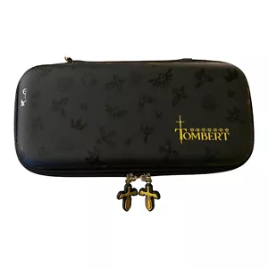Tombert Switch Hard Shell Case In Black With Embossed Zelda Themed Logos - Picture 1 of 3