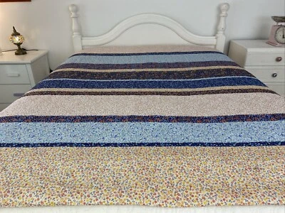 Morgan & Finch Colourful Patchwork Floral Quilted Queen Doona Cover Square 205cm - image 1 of 4