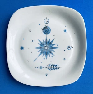 Plato de cena UTA French Airlines - patrón de brújula - década de 1960 - Imagen 1 de 2