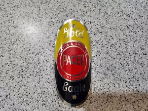NOS Gold Eagle Pacer Bike Bicycle Headbadge...Balloon Tire Bike - Picture 1 of 4