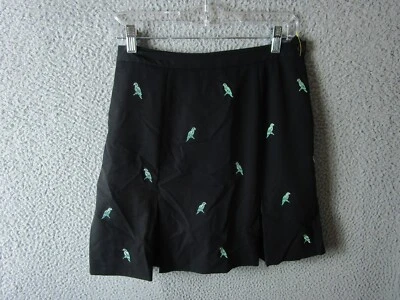 EP PRO BIRDS WOMEN'S GOLF TENNIS SKORT BLACK BLUE SIZE 4 POLYESTER USED - Imagem 1 de 3