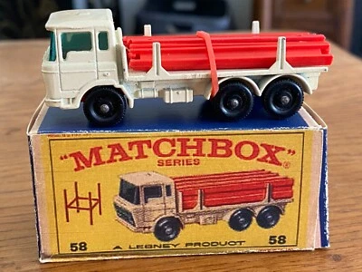 Matchbox Superfast No.58 Girder Truck (A) DAF made in England by Lesney W/Box - Image 1 of 4
