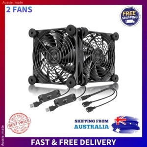 120mm Quiet USB Fan 5V 3-Speed Cooling for PC Xbox TV Box N12U04 - Picture 1 of 10