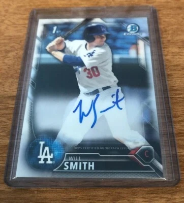 2016 Bowman Chrome WILL SMITH Auto RC Dodgers Autograph Rookie - Image 1 of 2