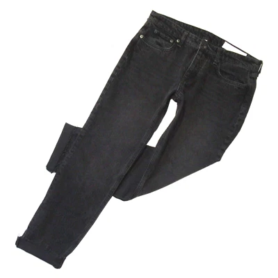 NWT rag & bone Dre in Highland Black Low Rise Slim Boyfriend Stretch Jeans 28 - Image 1 of 4