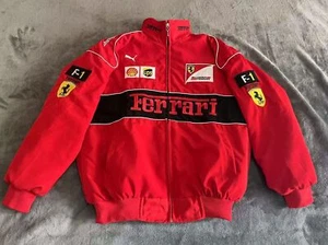 2025Hot Adult Jacket Ebroidered Cotton Padded F 1 Racing Jacket Unisex M-XXL - Picture 1 of 56