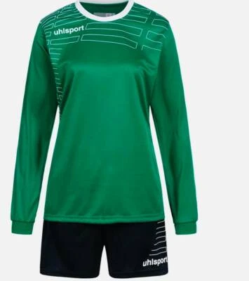 Uhlsport Fussball Set Trikot & Short Damen dunkelgrün/blk Gr. XS-XXL grün