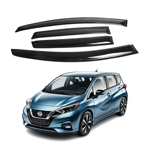 Fits VERSA NOTE HATCHBACK 2014-2019 Side Window Visor Sun Rain Deflector Guard - Picture 1 of 9