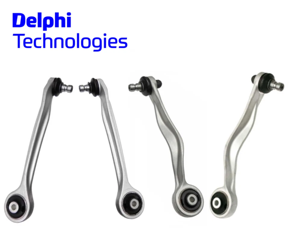 Front Upper Control Arm Set Lt & Rt 4pc OE Delphi for A4 / A6 / Quattro / Passat - Image 1 of 1