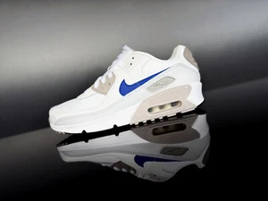 NIKE AIR MAX 90 Sneaker weiß/blau/grau/beige Gr.38,5 NEU/OVP - Bild 1 von 4