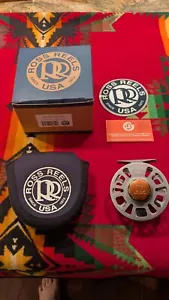 Ross Animas 5/6 Fly Reel Graphite w bronze Original Box, Ross Reel Case, sticker - Picture 1 of 18