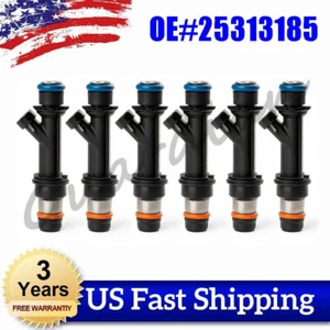 New Pack 6 Fuel Injectors For Chevy Trailblazer GMC Envoy 4.2L 2002-04 25313185 - Picture 1 of 19