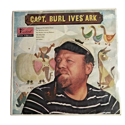 Capt. Burl Ive's Ark Vinyl LP Record 1958 Album - Image 1 of 4