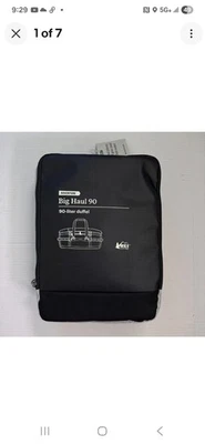 REI Co-op Big Haul Duffel 包 90 升旅行行李箱防撕裂全新黑色 — 第 1/4 张图片