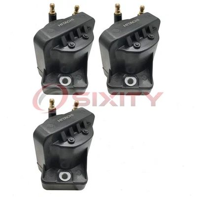 3 pc Hitachi Ignition Coils for 1995-1998 Oldsmobile Achieva 3.1L V6 Spark kg - Image 1 of 4