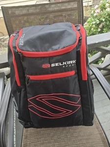 Selkirk Sport Tour Pickleball Backpack Black/Red – Excellent Condition - Picture 1 of 7
