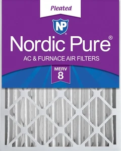 Nordic Pure 18x24x4 (3 5/8) Pleated MERV 8 Air Filter 1 Pack - Picture 1 of 7