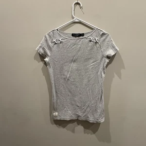 Lauren Ralph Lauren Top Size Small Gray Nautical Classical Capsule - Picture 1 of 8