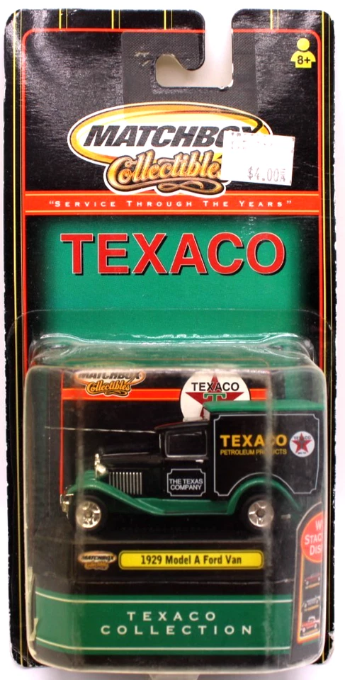 Camión de reparto Ford Matchbox Premiere Texaco 1929 modelo A negro/verde RR's Foto 1 de 4