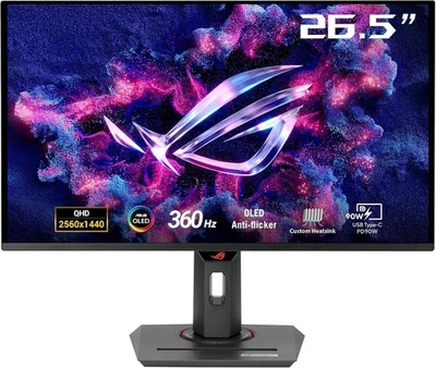 ASUS ROG Strix OLED XG27ACDNG 27 Pulgadas Gaming Monitor (1440p Panel OLED, 360Hz)