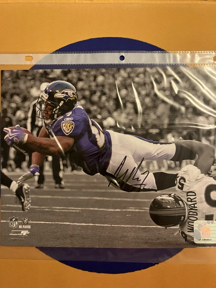 Foto autografiada de Ray Rice de los Baltimore Ravens 8x10 Foto 1 de 1