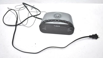 Timex T231Y Large Display Alarm Clock AM/FM Radio Grayish Blue Aux Port - Image 1 of 4