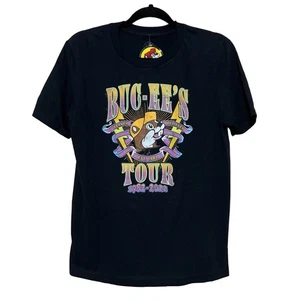 Buc-ee’s US Tour 1982-2022 T-Shirt Youth L Black Graphic Short Sleeve - Picture 1 of 6
