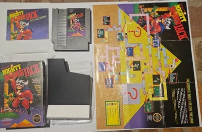 Mighty Bomb Jack NES (CIB) with all inserts including manual and poster - Image 1 of 4