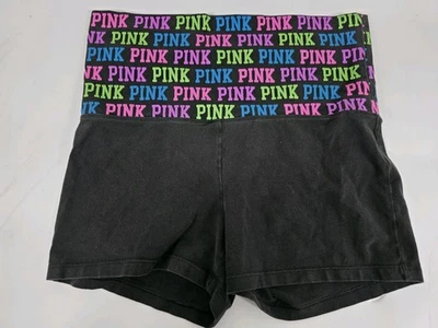 Victoria Secret Fold Down Waist Stretch Shorts Size Medium - Image 1 of 4
