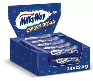 Milky Way Crispy Rolls 24 x 22.5g Full Box - Picture 1 of 2