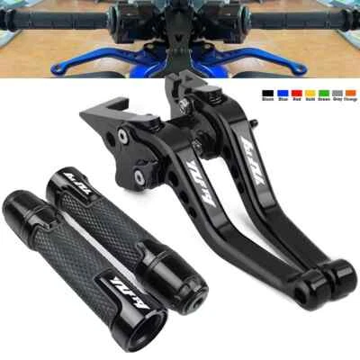 For Yamaha YZF R1 YZF-R1 r1 CNC Short Brake Clutch Levers Handle Handlebar Grips - Image 1 of 4