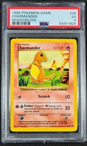 Charmander 46/102 Shadowless Base Set - PSA 5 - Picture 1 of 2