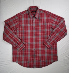 Camisa Kenneth Roberts Para Hombres Abotonada Grande Resistente a Arrugas Manga Larga Algodón - Imagen 1 de 10