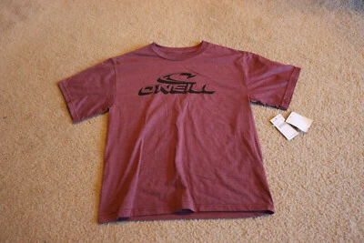 O’Neil 男童 Vinous 高级 T 恤棉混纺短袖 T 恤 L 码 — 第 1/4 张图片