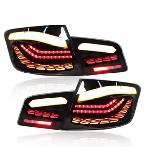 Luces traseras LED dinámicas luces de freno para BMW Serie 5 F10 F18 Sedán 2010-2016 2017 - Imagen 1 de 14