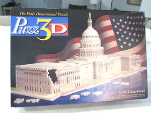 Puzzle 3D Completamente Dimensional Capitolio de EE. UU. 718 Piezas Extra Desafiante - Imagen 1 de 5
