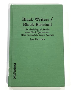 Black Writers / Black Baseball Jim Reisler (Hardcover, Ex-Library) Negro League - Picture 1 of 19