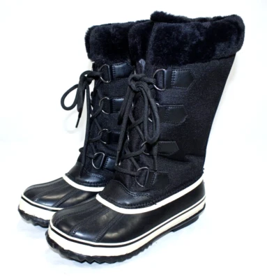 Botas JBU By Jambu para mujer 6 nevadas altas invierno imitación piel Pac B2SNY01 negras Foto 1 de 4