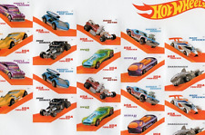 #5330a #5321-30 Hot Wheels Full Mint Sheet of 20 Forever Stamps MNH