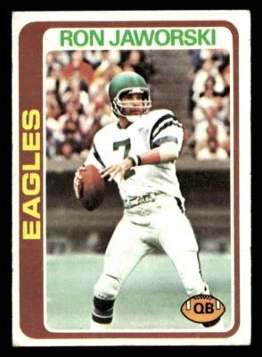 Ron Jaworski 1978 Topps Card #449 Philadelphia Eagles (Corner Crease) - Image 1 of 2