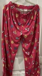 Pantalones Barbie PJ grandes para mujer rosa nuevos sin etiquetas - Imagen 1 de 9