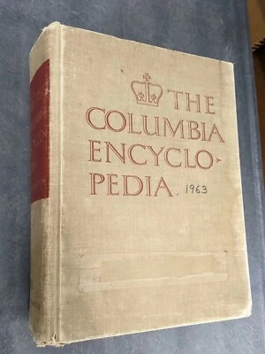 The Columbia Encyclopedia Large Hardcover Book 1963 Third Edition - Image 1 of 4